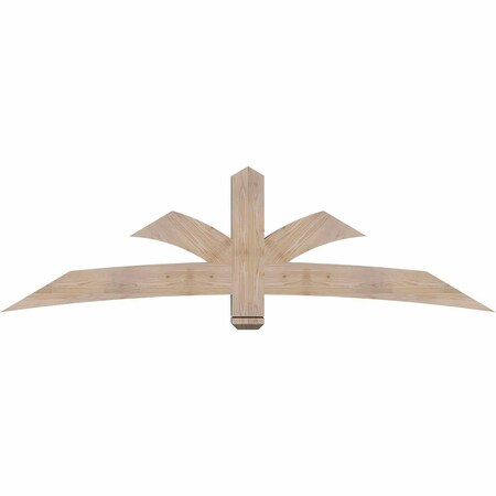 Ekena Millwork Davenport Smooth Timber Gable Bracket, Douglas Fir, 84"W x 24"H x 5 1/2"D x 5 1/2"F, 7/12 Pitch GBW084X24X0606DAV00SDF